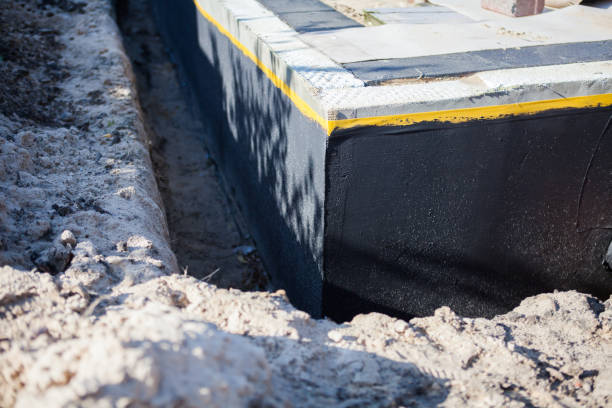 Residential Waterproofing installation at a Sweetser, IN home by SJ Waterproofing Pros
